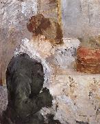 Berthe Morisot Sewing girl oil painting artist